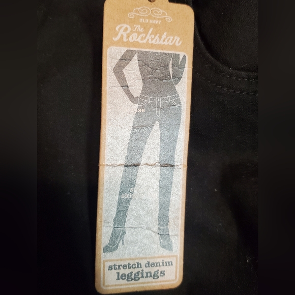NEW Old Navy The Rockstar Strech Denim Leggings Size 18 Regular women's - Picture 5 of 9